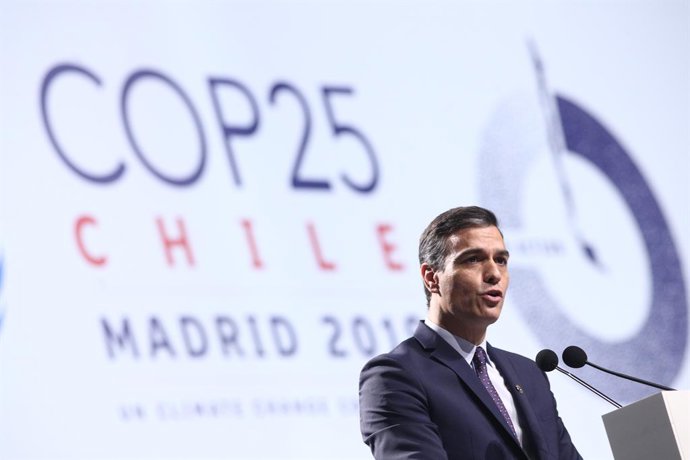 COP25.- Pedro Sánchez asegura que "ningún muro" puede proteger a "ningún país po