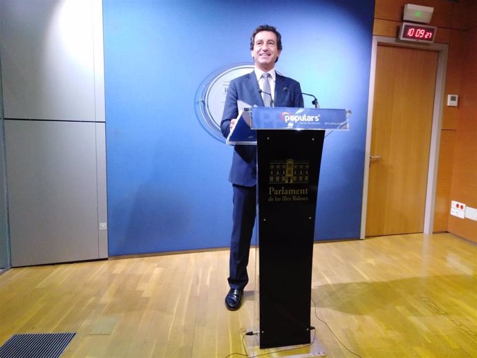 El portavoz del PP en el Parlament de Baleares ,Biel Company.