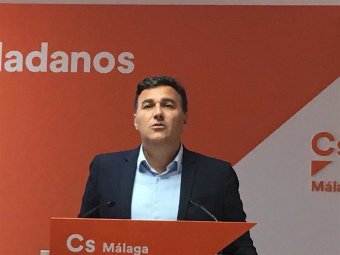 El parlamentario y portavoz de Ciudadanos en Málaga, Carlos Hernández White