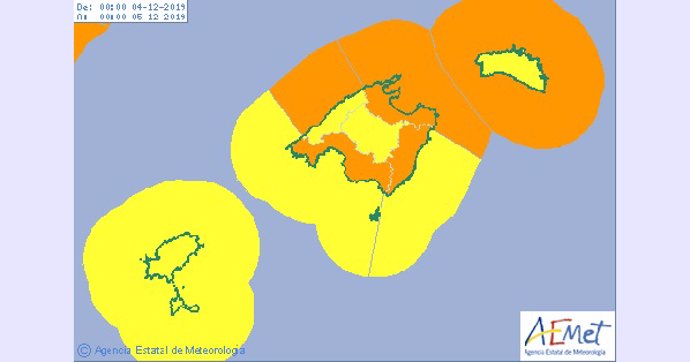 Este martes se activará el aviso naranja por lluvias y fenómenos costeros