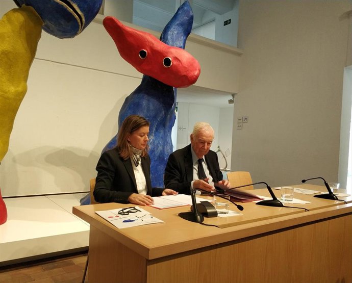 Los presidentes de ambas fundaciones, Antoni Vila Casas y Sara Puig, han oficializado el acuerdo