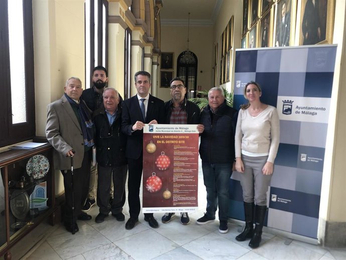 Presentación de las actividades de Navidad en el distrito Málaga Este