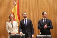 Casado quiere que Ciudadanos entre en la Mesa del Congreso y vuelve a descartar el veto a Vox