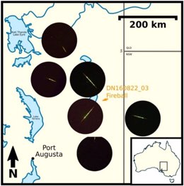 Lluvia de meteoros identificada con origen en una miniluna 