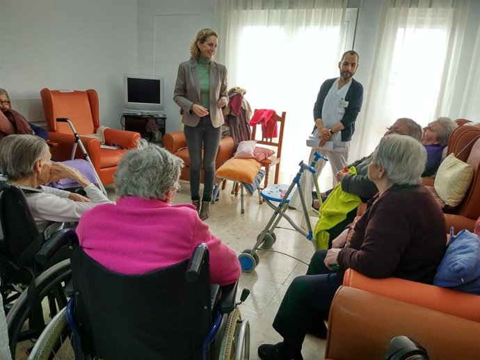 Troncoso visita la residencia San Andrés