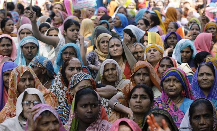 Mujeres en la India 