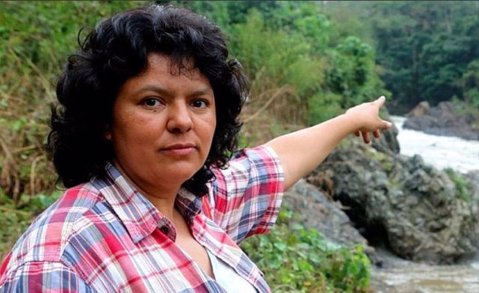 La activista indígena hondureña Berta Cáceres