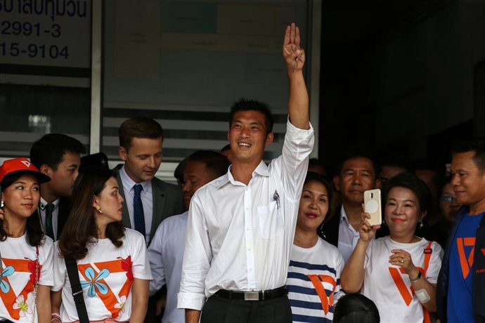 El líder del partido opositor tailandés Futuro Adelante, Thanathorn Juangroongruangkit.