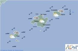 El tiempo en Baleares hoy, 3 de diciembre de 2019.