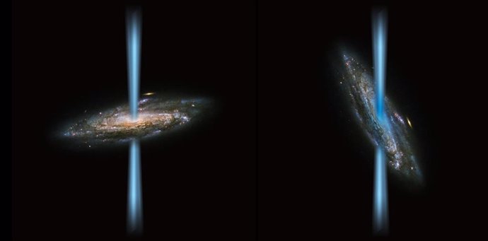 Un extraño agujero negro incide en su galaxia como las nuevas estrellas