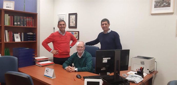 Equipo del Estudio PREDIABOLE; de izquierda a derecha: José María Castellano (Instituto de la Grasa/CSIC); José Lapetra y José Manuel Santos (CIBEROBN (Instituto de Salud Carlos III)