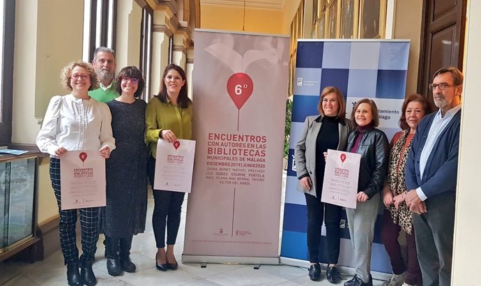Presentación de la sexta edición del ciclo Encuentros con Autores en las bibliotecas públicas municipales de Málaga capital