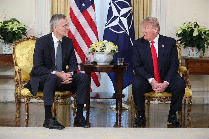 Jens Stoltenberg y Donald Trump