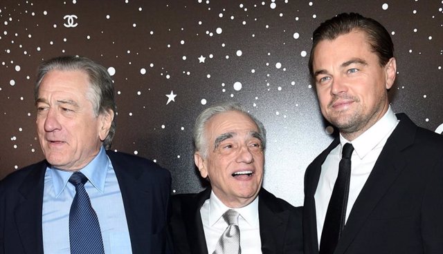 Imagen de Robert De Niro, Martin Scorsese y Leonardo DiCaprio