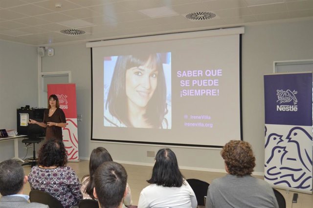 Irene Villa participa en un encuentro de Nestlé España sobre el Plan de Igualdad de la compañía