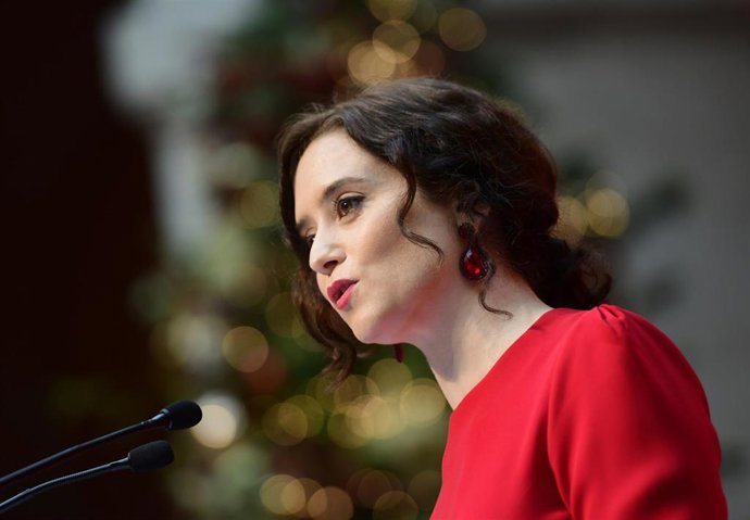 Isabel Ayuso, presidenta de la Comunidad de Madrid