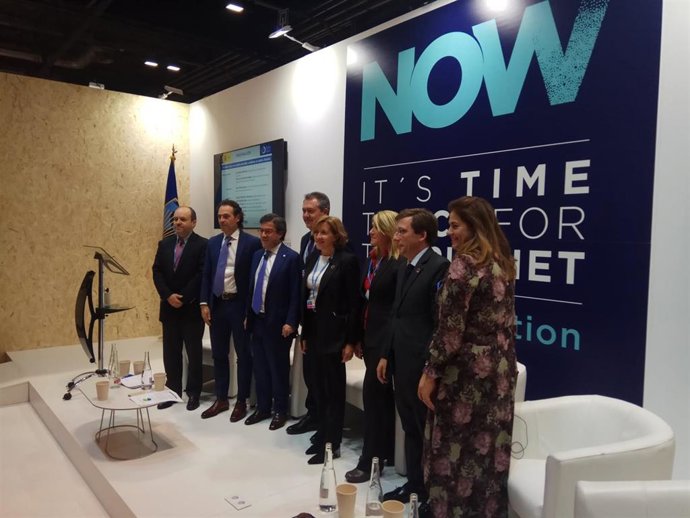 José Martínez-Almeida interviente en la Cumbre del Clima