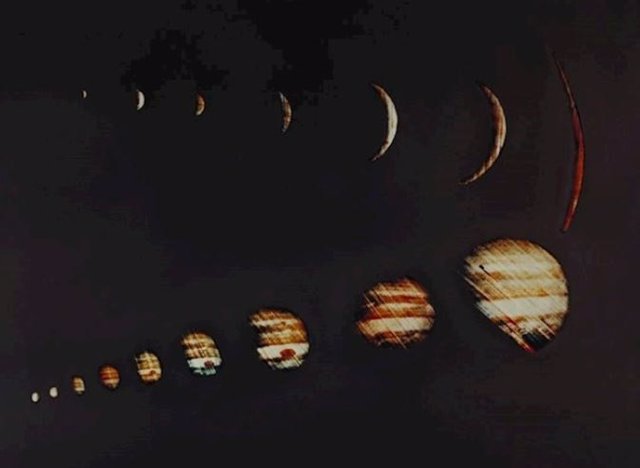 Imágenes de Júpiter tomadas por Pioneer 10