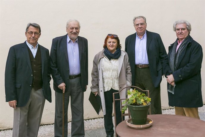 Integrantes del Patronato de la Fundación Manuel Álvarez Ortega reunidos en Córdoba.