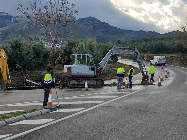 Obras en la A-319 y la A-322, a su paso por Cazorla