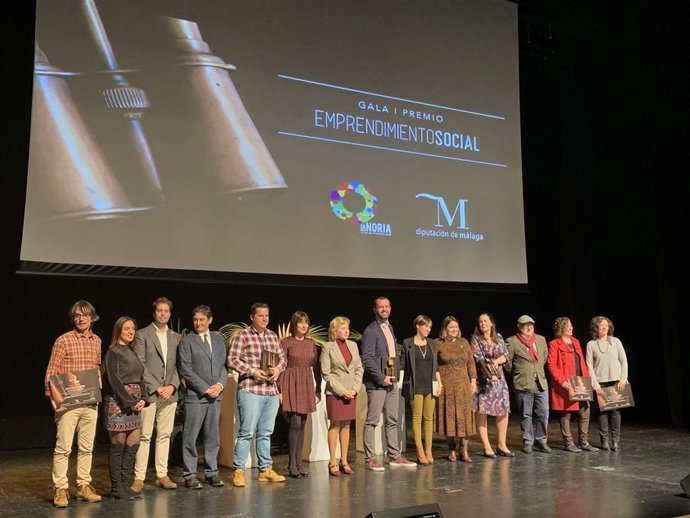 Entrega de los I Premios de Emprendimiento Social de La Noria de la Diputación de Málaga
