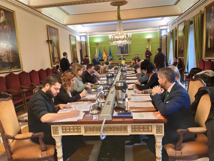 Pleno municipal de Oviedo del 2 de diciembre.