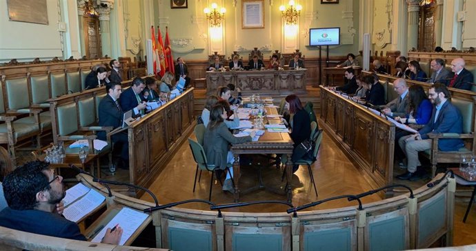Pleno del Ayuntamiento de Valladolid.