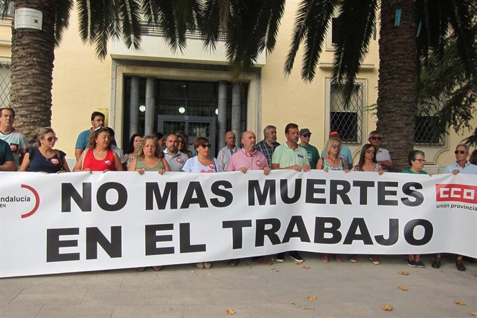 Concentración sindical contra la sinuestralidad laboral(Archivo