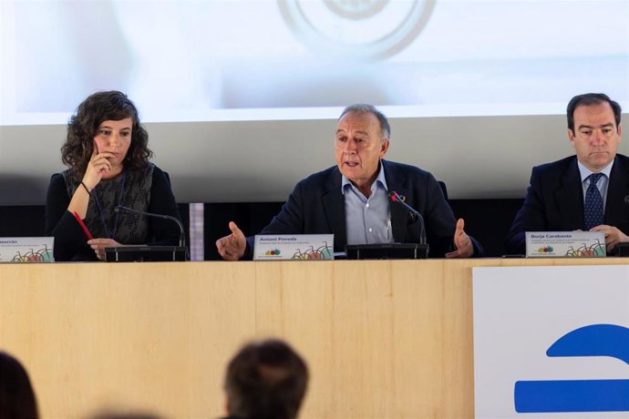 El vicepresidente de Movilidad del Área Metropolitana de Barcelona (AMB), Antoni Poveda