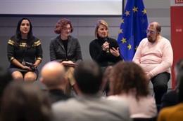 La eurodiputada 'popular', Rosa Estars, en el Día de las Personas con Discapacidad