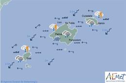 El tiempo en Baleares hoy, 4 de diciembre de 2019.