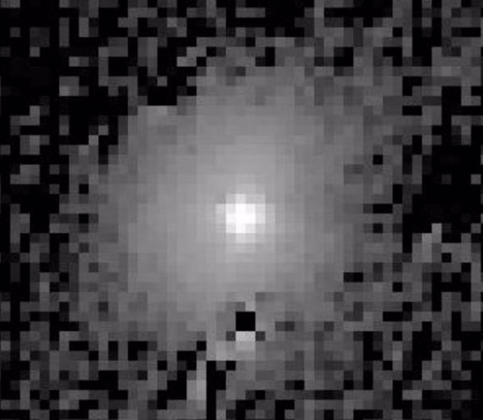 Una explosión en un cometa, observada en un detalle sin precedentes