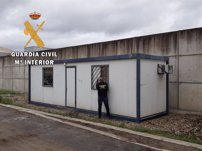Caseta recuperada por la Guardia Civil tras haber sido robada