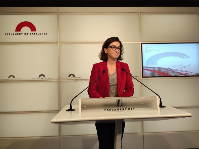 La portavoz del PSC en el Parlament, Eva Granados.