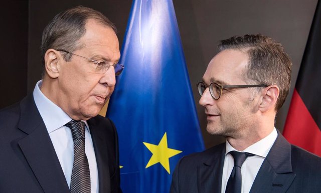 Sergei Lavrov y Heiko Maas, ministros de Exterioes de Rusia y Alemania