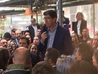 Juan Marín dice que "no" es democrático el reparto de la Mesa del Congreso, consecuencia del "veto" del PSOE a Cs