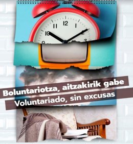 Campaña para aumentar el voluntariado vasco