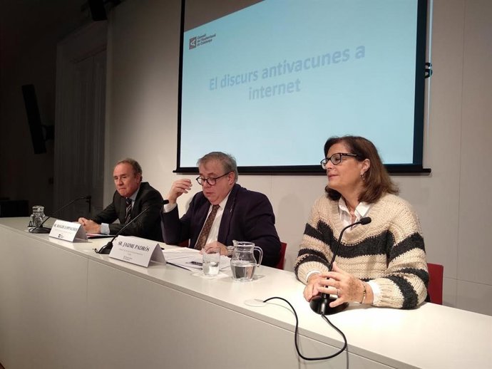 Roger Loppacher (CAC), Jaume Padrós (Comb) y Magda Campins (Vall d'Hebron)