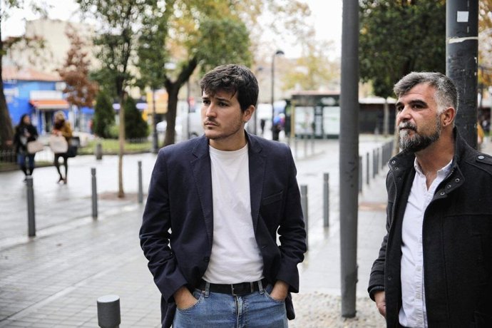 El portavoz de Más Madrid, Pablo Gómez Perpiny,