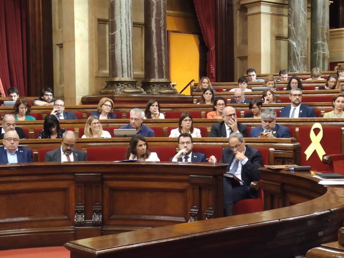 Pleno del Parlament en una imagen de archivo. 