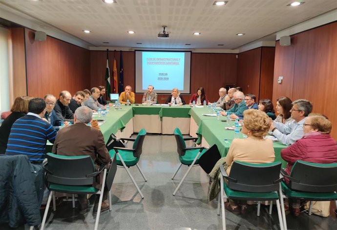 Reunión en Huelva para el proyecto de mejora de nfraestructuras sanitarias