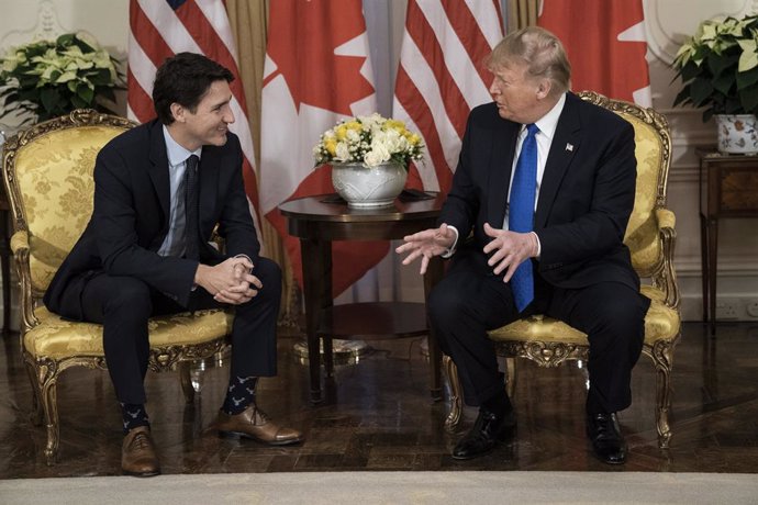 EEUU/Canadá.- Trump asegura que Trudeau "tiene dos caras" tras las supuestas bur