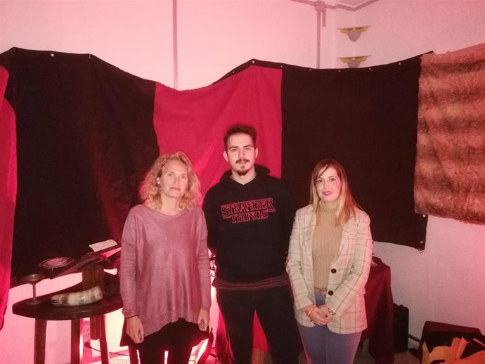 Lorena Guitérrez en la actividad el IAJ en el El Puerto de Santa María