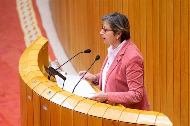La conselleira do Mar, este martes en el Parlamento
