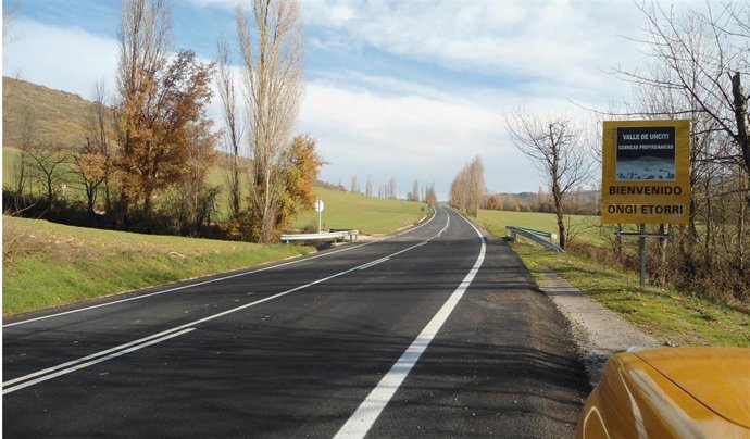 Tramo de la vía reparada.