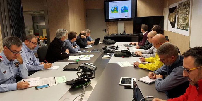 Reunión del Comité técnico de los planes de Protección Civil Ventcat e Inuncat el 4 de diciembre de 2019.