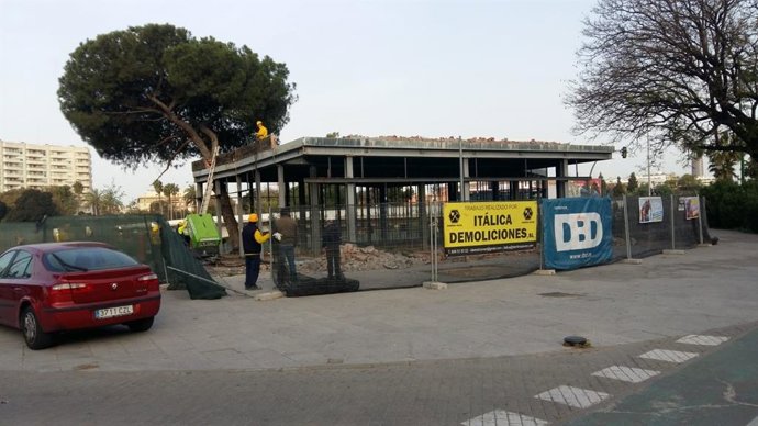 Puerto Delicitas elimina las construccciones realizadas en Muelle de las Delicias