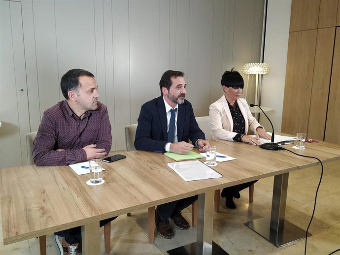 Rueda de prensa de EH Bildu en Vitoria