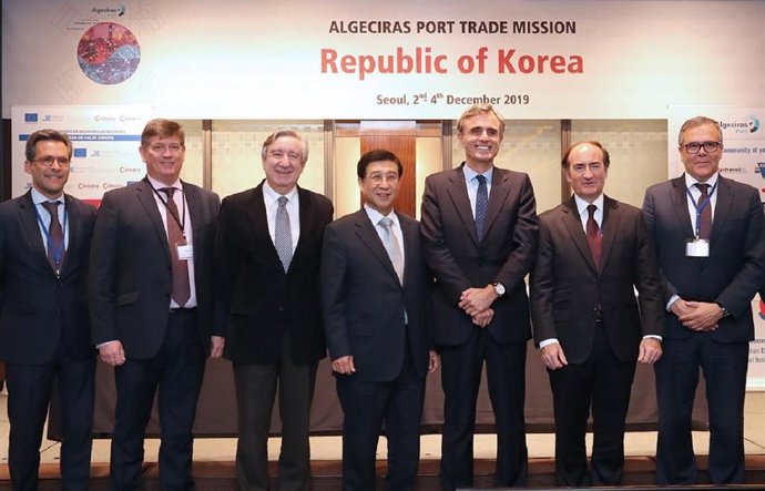 El puerto de Algeciras en misión comercial en Séul