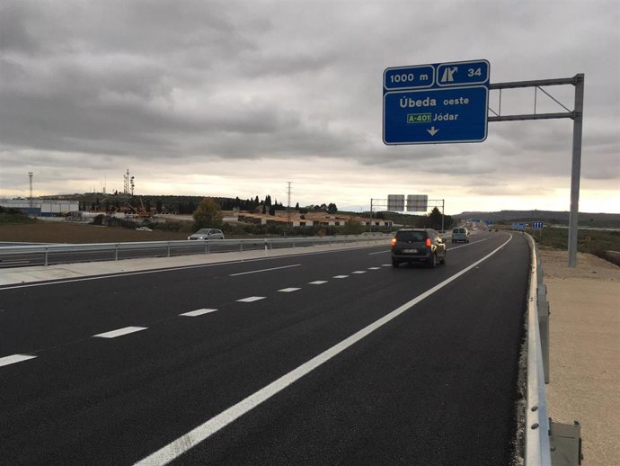 Tramo de la A-32 entre Úbeda y Torreperogil